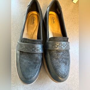 Clarks slip on shoes